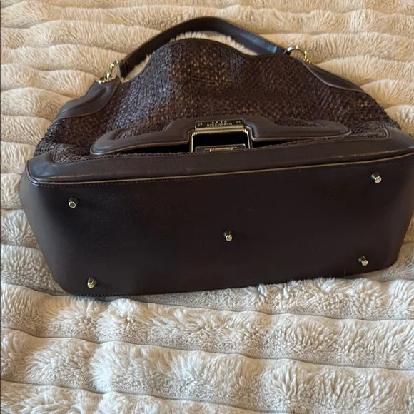 Anya Hindemarch large Brown Woven Leather Handbag - Picture 2 of 7